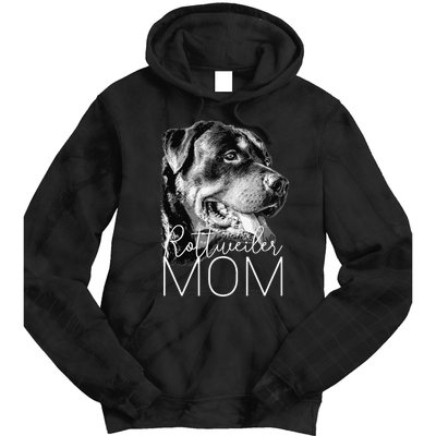 Rottweiler Mom Dog Tie Dye Hoodie