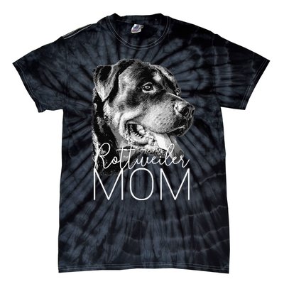 Rottweiler Mom Dog Tie-Dye T-Shirt