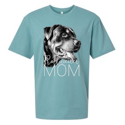 Rottweiler Mom Dog Sueded Cloud Jersey T-Shirt