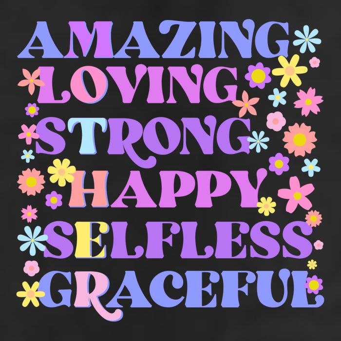 Retro Mother Day Amazing Loving Strong Happy Selfless Graceful Adult Drive Performance Visor