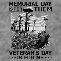 Retro Memorial Day Is For Them VeteranS Day Is For Me Hooded Wearable Blanket