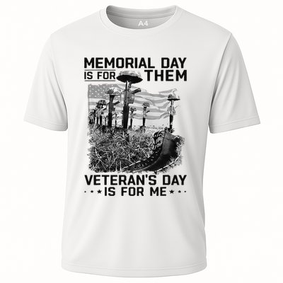 Retro Memorial Day Is For Them VeteranS Day Is For Me Performance Shirt