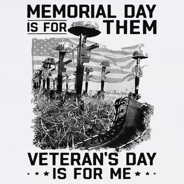 Retro Memorial Day Is For Them VeteranS Day Is For Me Bucket Hat