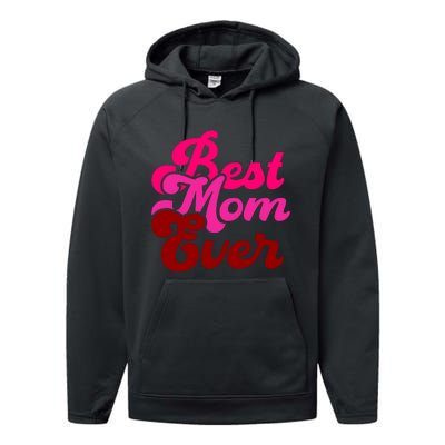 Retro Mothers Day T , Best Performance Fleece Hoodie