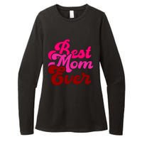 Retro Mothers Day T , Best Womens CVC Long Sleeve Shirt