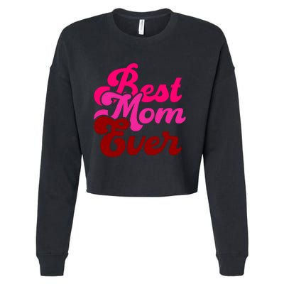 Retro Mothers Day T , Best Cropped Pullover Crew