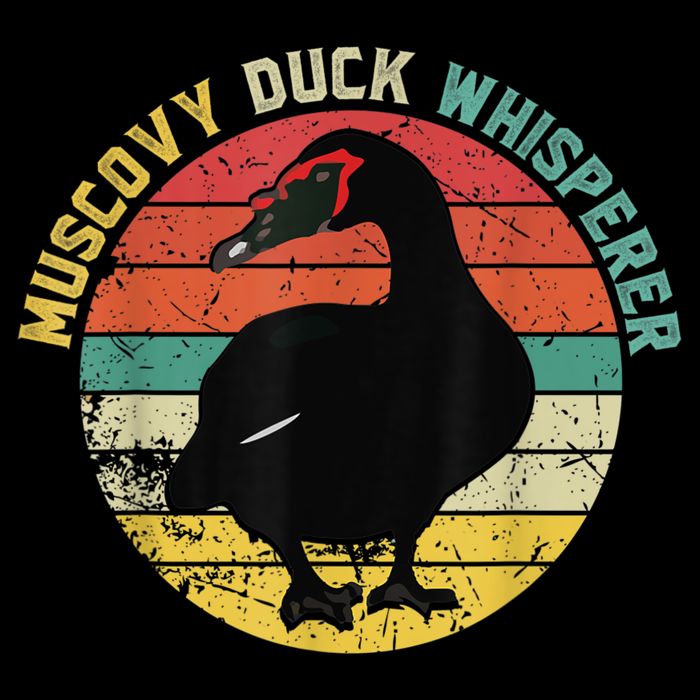 Retro Muscovy Duck Whisperer Funny Farmer Muscovy Duck Gift 16 in Basic Backpack