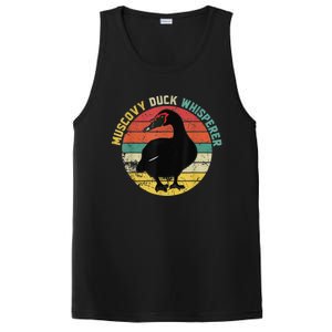 Retro Muscovy Duck Whisperer Funny Farmer Muscovy Duck Gift PosiCharge Competitor Tank