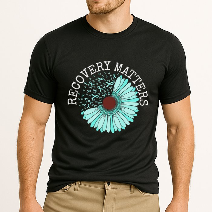 Recovery Matters Drug Alcohol Awareness Addiction Ribbon Cooling Performance Crew T-Shirt