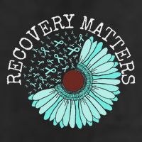 Recovery Matters Drug Alcohol Awareness Addiction Ribbon Adult Drive Performance Visor
