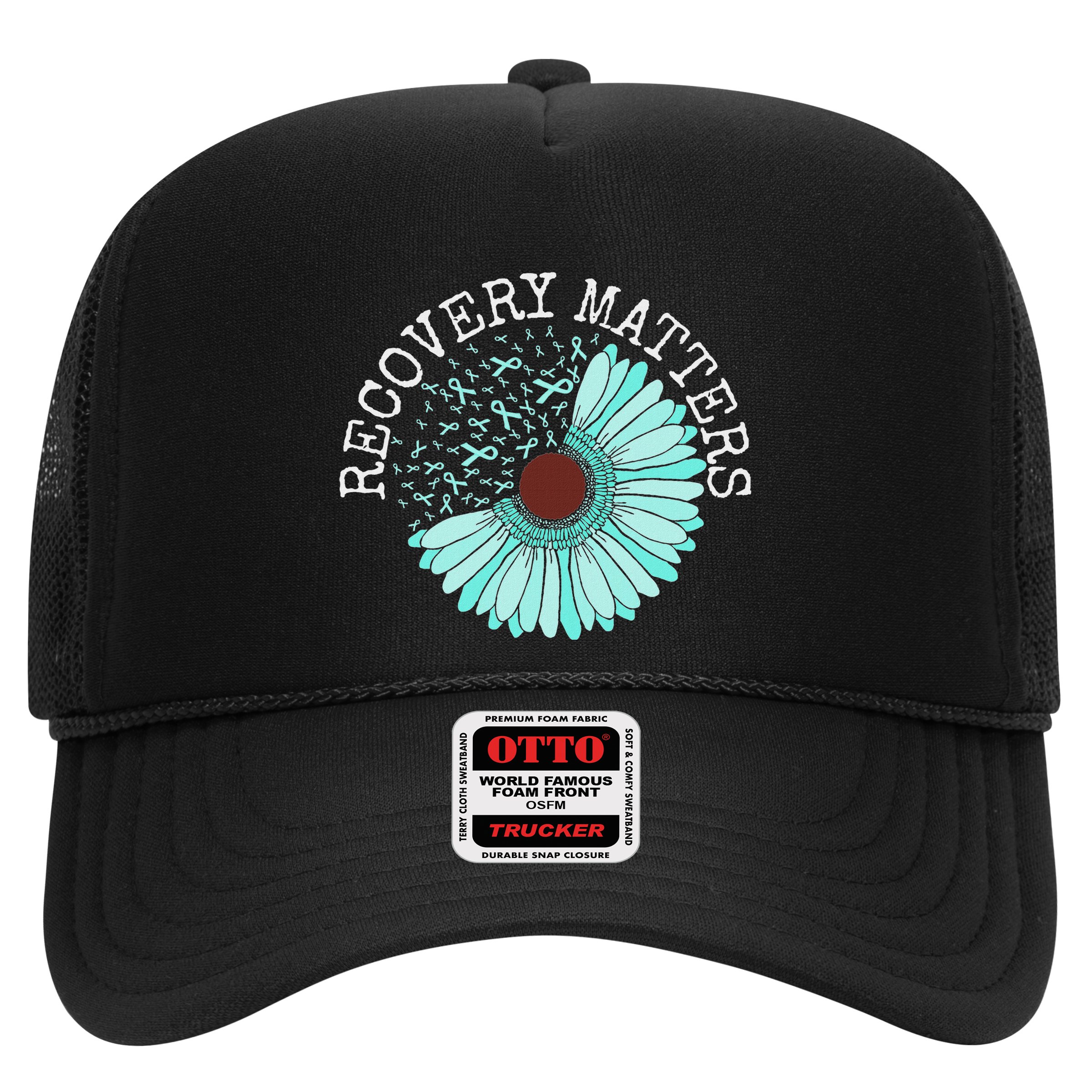 Recovery Matters Drug Alcohol Awareness Addiction Ribbon Hat