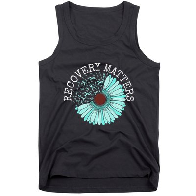 Recovery Matters Drug Alcohol Awareness Addiction Ribbon Tank Top