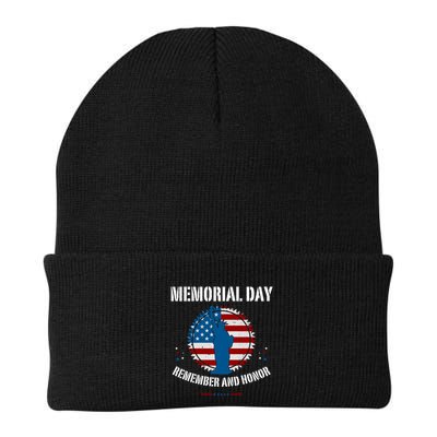 Retro Memorial Day Remember And Honor Veteran Usa Beanie