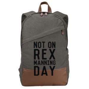 Rex Manning Day Cotton Canvas Backpack