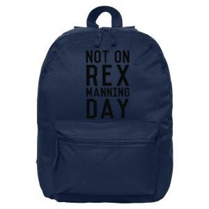 Rex Manning Day 16 in Basic Backpack