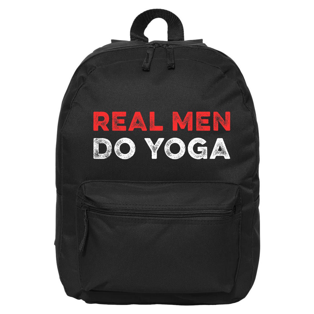 Real Men Do Yoga Spiritual Meditation Instructor Buddhist 16 in Basic Backpack