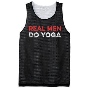 Real Men Do Yoga Spiritual Meditation Instructor Buddhist Mesh Reversible Basketball Jersey Tank