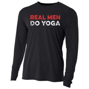 Real Men Do Yoga Spiritual Meditation Instructor Buddhist Cooling Performance Long Sleeve Crew