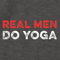 Real Men Do Yoga Spiritual Meditation Instructor Buddhist Vector Backpack