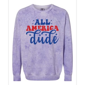 All American Dude Colorblast Crewneck Sweatshirt