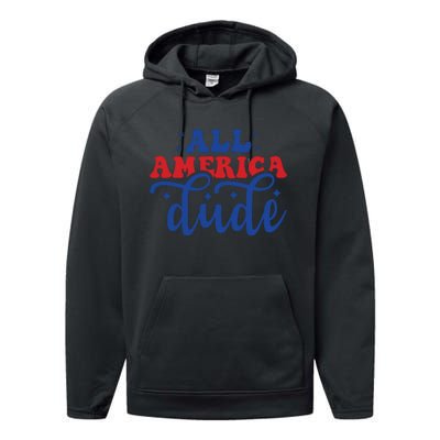 All American Dude Performance Fleece Hoodie