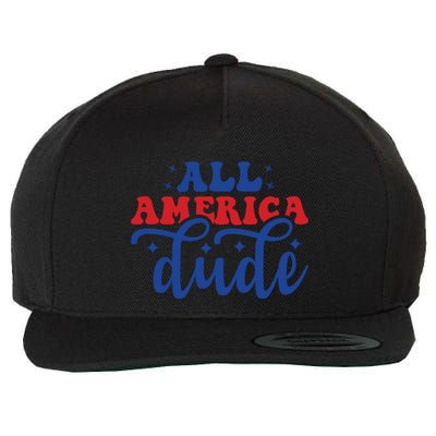 All American Dude Wool Snapback Cap