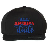 All American Dude Wool Snapback Cap