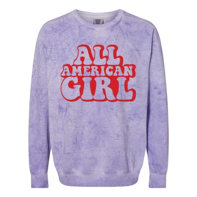 All American Colorblast Crewneck Sweatshirt