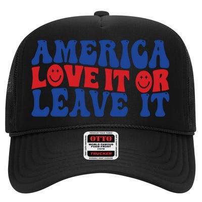 Retro Memorial Day , Ameri High Crown Mesh Back Trucker Hat