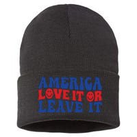 Retro Memorial Day , Ameri Sustainable Knit Beanie