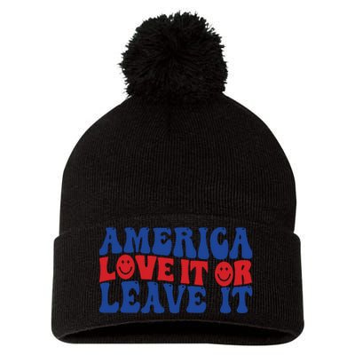 Retro Memorial Day , Ameri Pom Pom 12in Knit Beanie