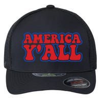 Retro Memorial Day America Flexfit Unipanel Trucker Cap