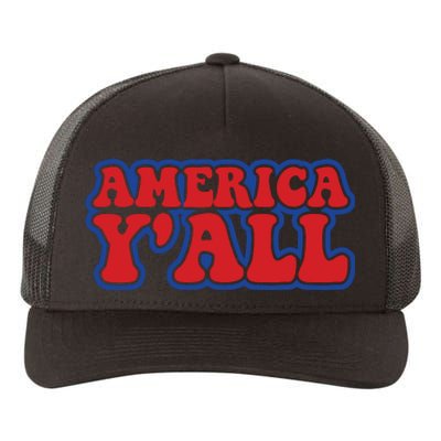 Retro Memorial Day America Yupoong Adult 5-Panel Trucker Hat