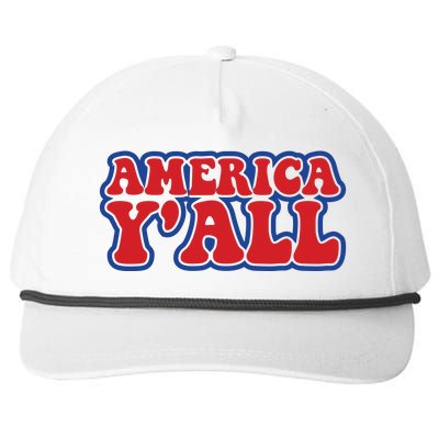 Retro Memorial Day America Snapback Five-Panel Rope Hat