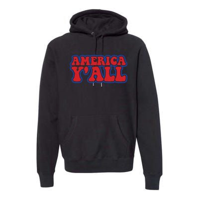 Retro Memorial Day America Premium Hoodie