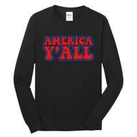 Retro Memorial Day America Tall Long Sleeve T-Shirt