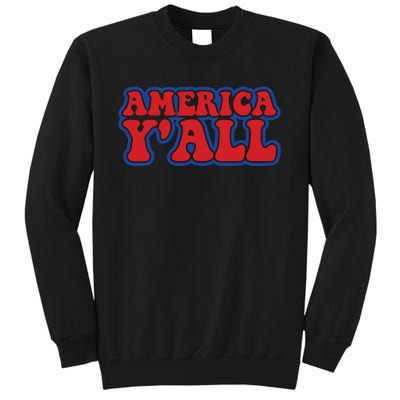 Retro Memorial Day America Tall Sweatshirt