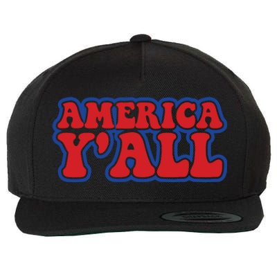 Retro Memorial Day America Wool Snapback Cap