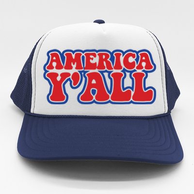 Retro Memorial Day America Trucker Hat