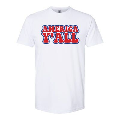 Retro Memorial Day America Softstyle CVC T-Shirt