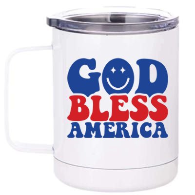 Retro Memorial Day America 12 oz Stainless Steel Tumbler Cup