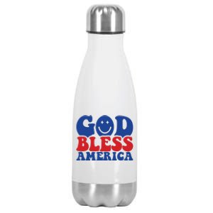 Retro Memorial Day America Stainless Steel Insulated Water Bottle