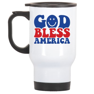 Retro Memorial Day America Stainless Steel Travel Mug