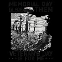 Retro Memorial Day Is For Them VeteranS Day Is For Me Impact Tech Backpack