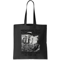 Retro Memorial Day Is For Them VeteranS Day Is For Me Bag