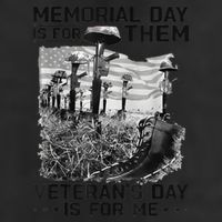 Retro Memorial Day Is For Them VeteranS Day Is For Me 25L Jumbo Tote