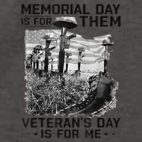 Retro Memorial Day Is For Them VeteranS Day Is For Me Vector Backpack