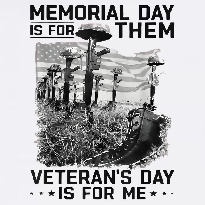 Retro Memorial Day Is For Them VeteranS Day Is For Me Tall T-Shirt