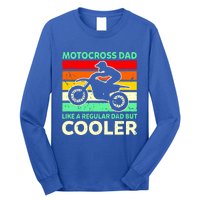 Retro Motocross Dad Like A Regular Dad But Cooler Meaningful Gift Long Sleeve Shirt