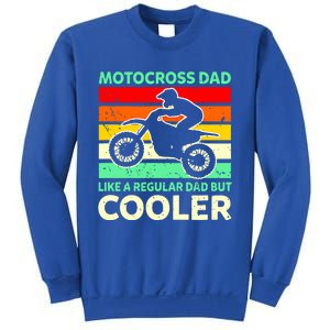 Retro Motocross Dad Like A Regular Dad But Cooler Meaningful Gift Sweatshirt